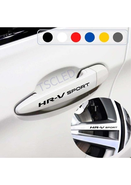 Hrv Için Kapı Kolu ve Jant Sticker 8 Adet