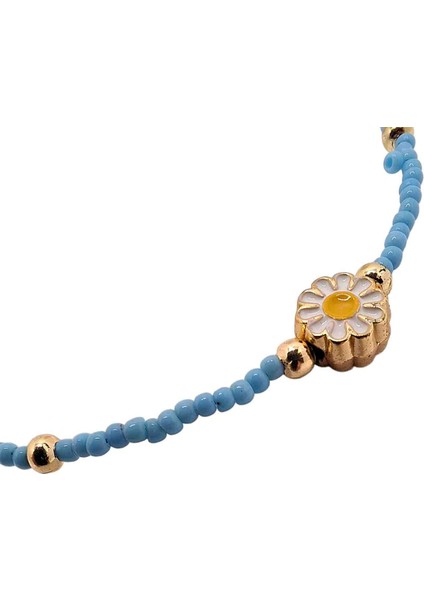 Turkuaz Boncuklu Yıldız Model Halhal fırsatları