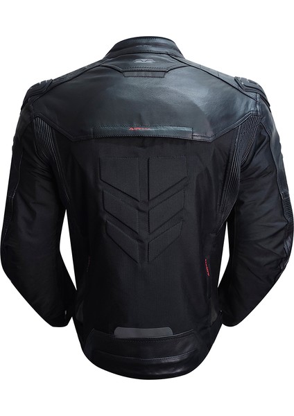 Falcon Leather Erkek Dört Mevsim Motosiklet Mont Siyah 2xl fiyatları