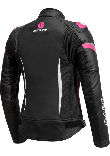 JK153W Kadın Dört Mevsim Motosiklet Mont Siyah Pembe- S fiyatları