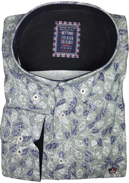 Erkek Büyük Beden 125 Kilo Için Uygun Likralı Uzun Kol Gömlek