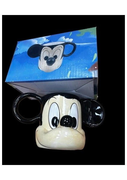 Runaway Mickey Mouse Özel Tasarımlı 3D Seramik Kupa Bardak