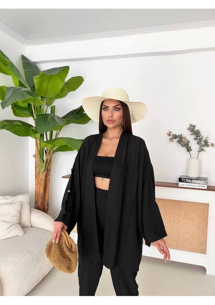 Siyah Kimono Pantolon Takım fiyatları