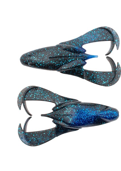 Noisy Flapper 8.9cm (3.5") #413 Black Blue Kokulu Silikon Kurbağa fiyatları