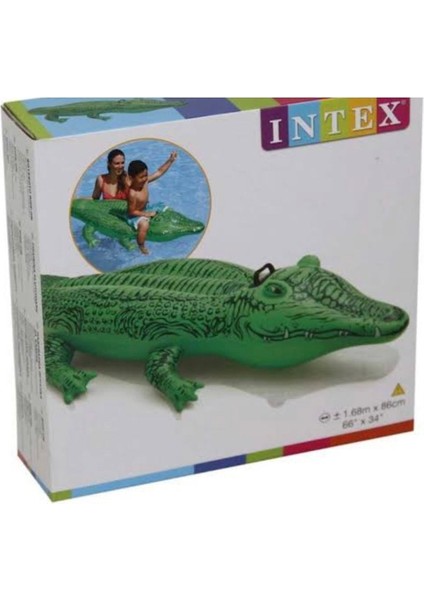 Pompa Dahil Değildir 58546 Timsah 168 cm Beyaz