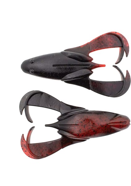 Noisy Flapper 8.9cm (3.5") #467 Black Red Belly Silikon Kurbağa fiyatları