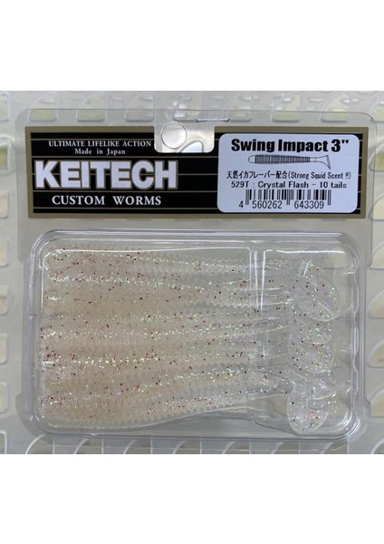 Swing Impact 7.5cm (3") #529 Crystal Flash Kokulu Silikon Balık fiyatları
