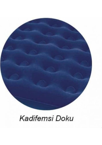 Lacivert Pavillo Tek Kişilik Pompa Dahil Şişme Yatak 67000 Pompa Dahildir Tek Kişilik