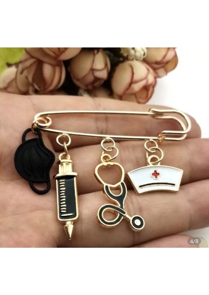Doktor - Hemşire Aksesuar Aksesuar Broş Yaka Iğnesi Yeni Model fiyatları