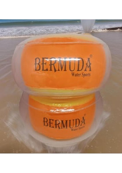 Turuncu Bermuda Armband Başlangıç Seviye Akıllı Kolluk Çocuk Deniz Havuz Yüzme Kolluğu