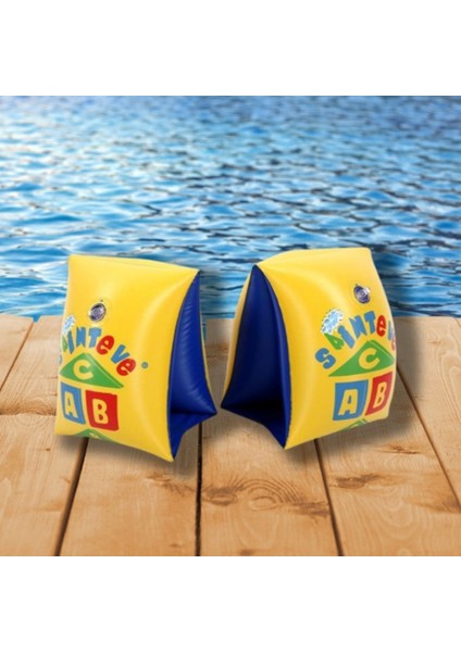 Çok Renkli 6-12 Yaş Kolluk Deniz Havuz Çocuk Kolluğu 30X18 cm