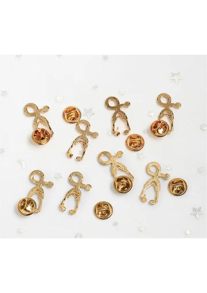 2 Li Broş Doktor , Hemşire Broş Takısı Yaka Iğnesi Kırmızı Steteskop modelleri