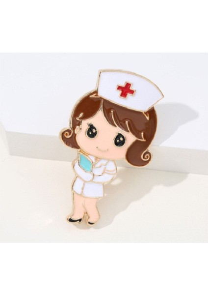 Hemşire Dokto Broş Yaka Iğnesi Hediyelik