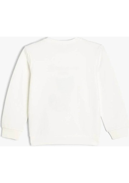 Kız Çocuk Sweatshirt Ekru 5WKG10339AK modelleri