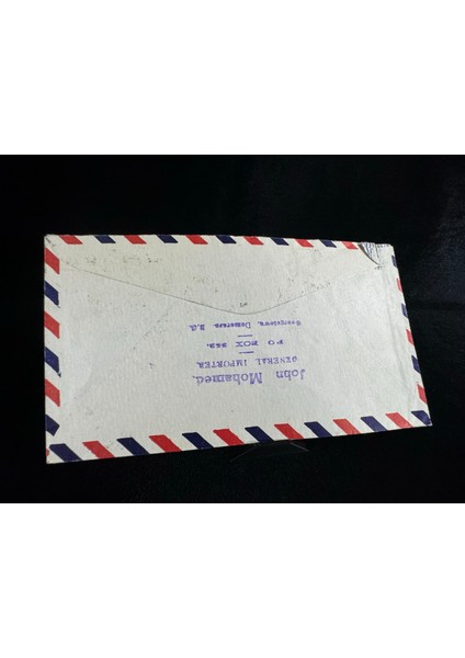 Uçak Postası Air Mail 1946 Yılında British Guiana'dan Amerika'ya Postalanmış 2x 12 Cent Pullu fırsatları
