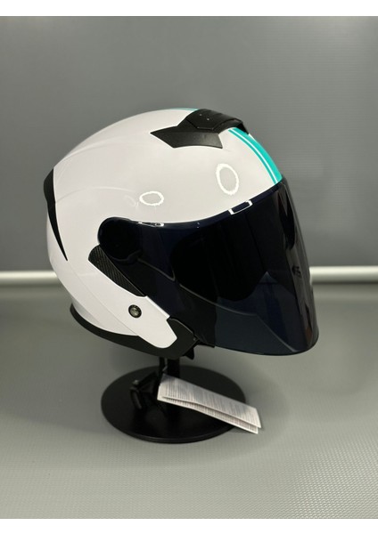 Scharf JK-526 Güneş Vizörlü Yarım Kask