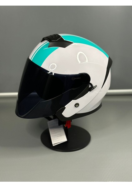 Scharf JK-526 Güneş Vizörlü Yarım Kask