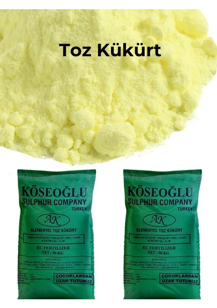 Yıldız Tohum Köseoğlu Elementel Kükürt 5 kg