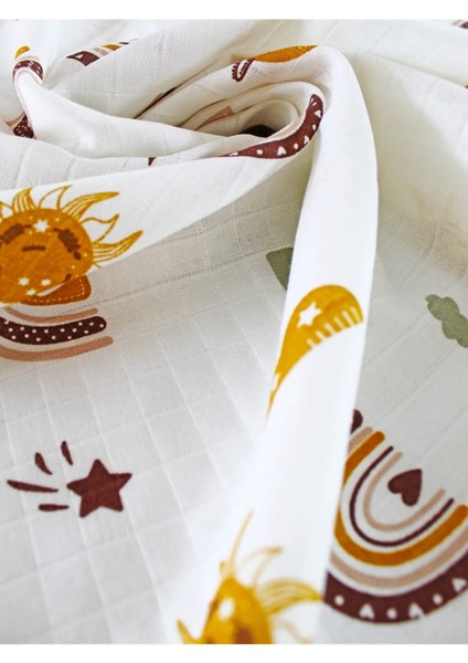 Çok Amaçlı Müslin Örtü 90X90 cm Müslin Bez Organik Space fiyatları