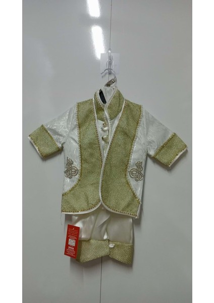 Başak Çocuk Giyim Eko Laze Bebe Kaftan Takımı  - Yeşil - 3-4 Yaş