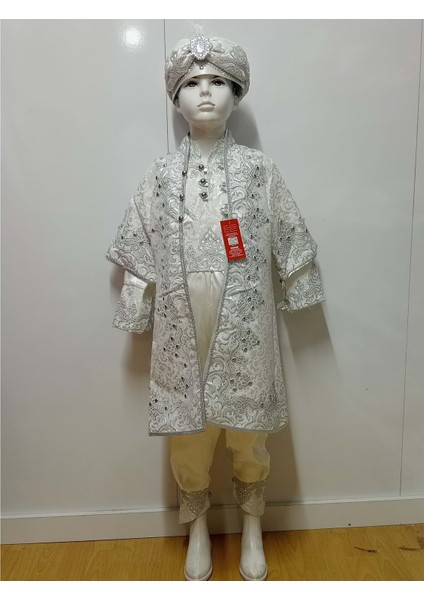 Laze Kaftan Takımı - Gri - 9-10 Yaş
