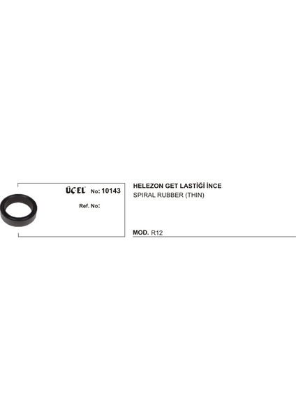 Renault R12 Helezon Get Lastiği Ince UCEL-10143 Kn Gold