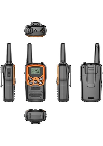 2 Adet Şarjlı Bataryalı Telsiz Seti Walkie Talkie Vox El Telsizi 2li Paket