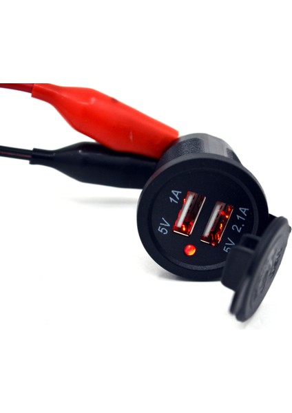 12V Tekne Karavan USB Şarj Portu