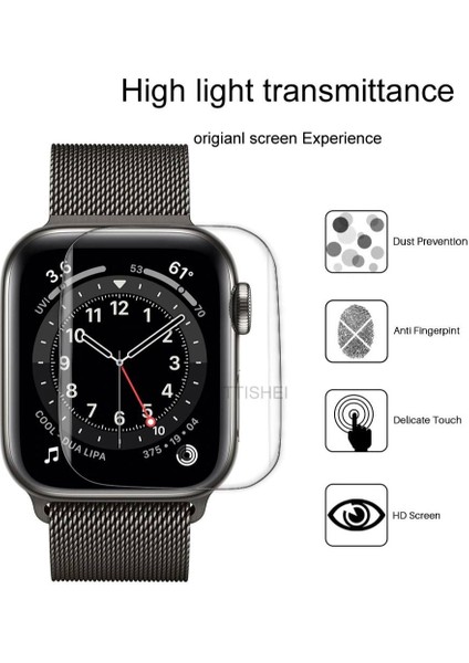 Apple Watch 40MM (2-3-4-5-6-Se) Nano Ekran Koruyucu (2 Adet) (Yüksek Kalite)