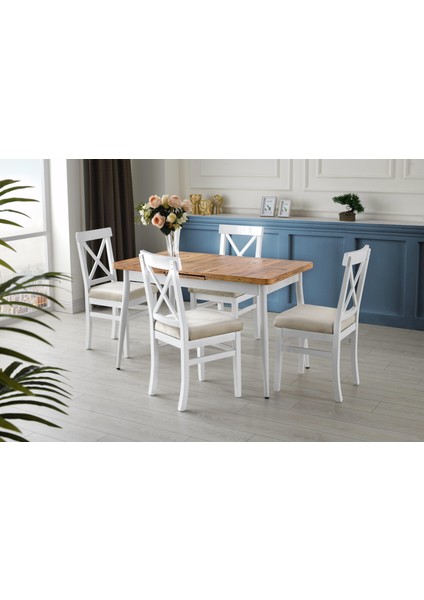 Lima Modern Açılır Sadece Mutfak Masası 70X120