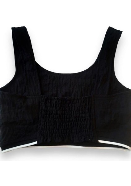 Kız Çocuk Keten Atlet Crop Bluz fiyatları