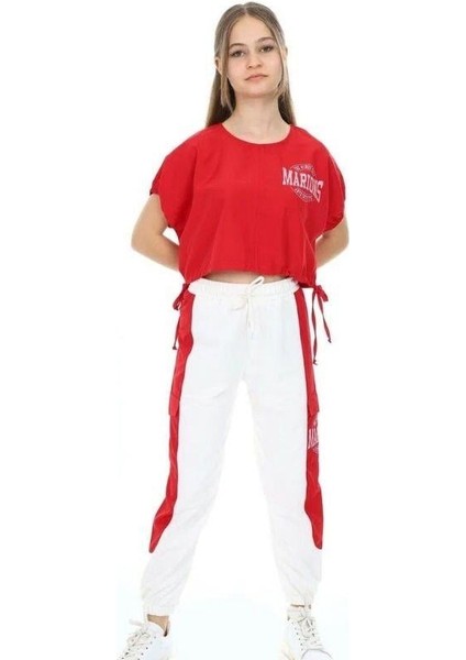 Kız Çocuk Paraşüt Kumaş Oversize Yanlardan Büzgülü Crop fiyatları