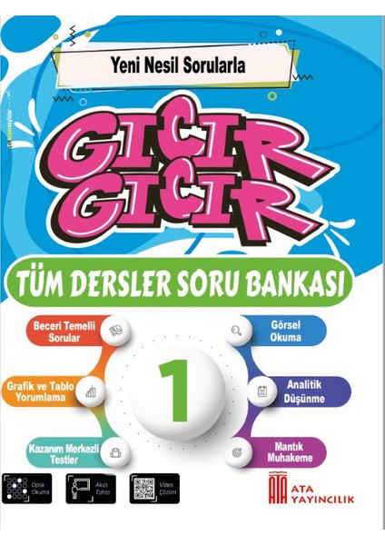 1. Sınıf Okuduğumu Anlıyorum - Gıcır Gıcır Tüm Dersler Soru Bankası