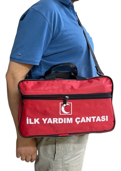 Mini Ilk Yardım Çantası Kırmızı Ev ve Araçlar Için