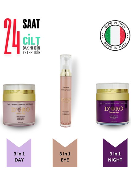 Üçü Bir Arada Cilt Bakım Üçlü Set