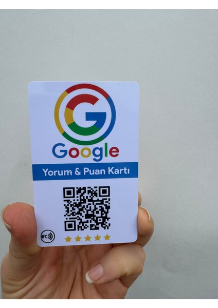 Google Yorum Kartı 5 Li Set 1 Tanesı 199 Tl