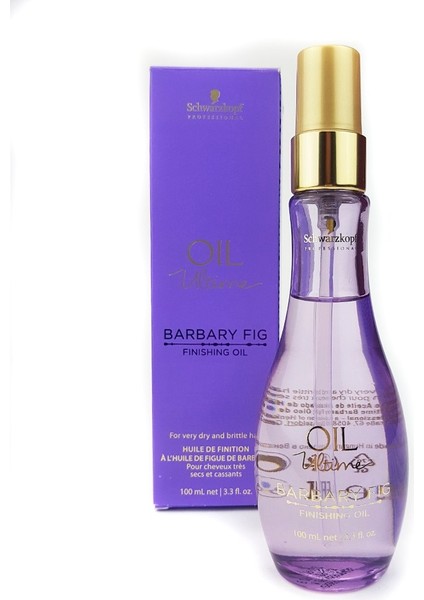 Oil Ultime Barbary Fig Finishing Oil - Hint Inciri Kırılgan Saçlar Için Besleyici Saç Yağı 100ML