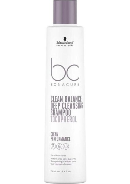 Bonacure Clean Balance Deep Cleansing - Derin Temizleme Şampuanı 250ML