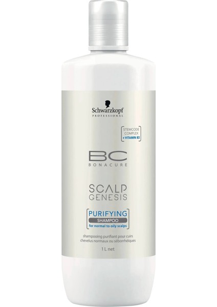 Bc Bonacure Scalp Genesis Derin Temizleme Şampuan 1000 ml