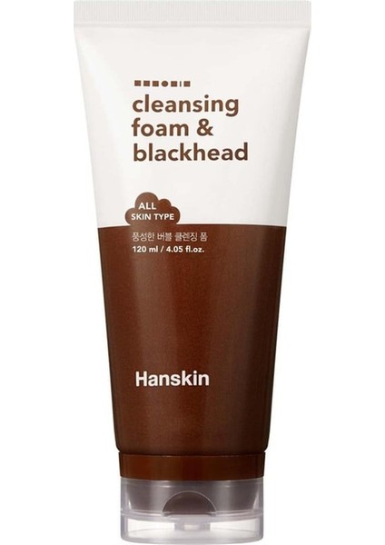 Cleansing Foam Blackhead-Yüz Yıkama Köpüğü/siyah Nokta Karşıtı/tüm Cilt Tipleri Için 120ML