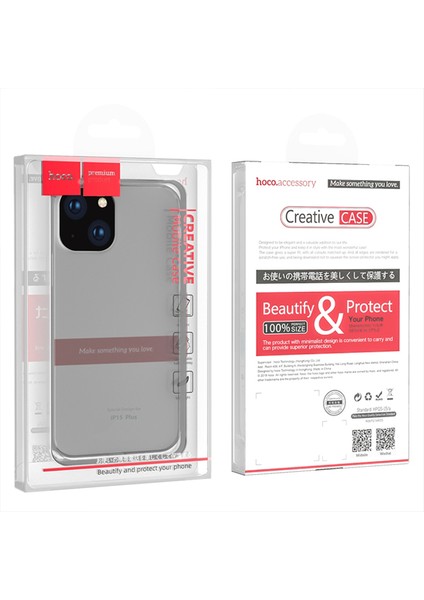 Light Series Tpu Apple iPhone 15 Plus Şeffaf Kılıf