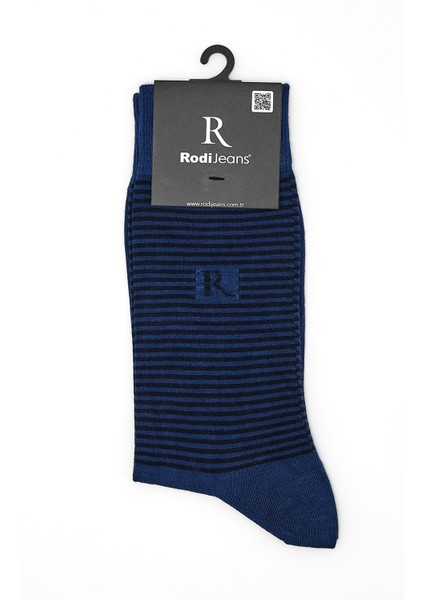 Çizgili Erkek Soket Çorap 40-44 0101