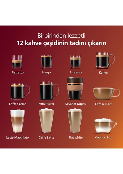 Lattego Tam Otomatik Premium 12 Farklı Kahve Krom-Beyaz Kahve ve Espresso Makinesi +Luciole Lambader