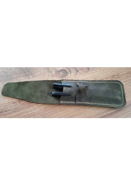 Crazy Hors Hakiki Deri El Emeği Özel Kalemleriniz Için Kalemlik Kalem Kutu 27 cm 6 cm 18H15 modelleri