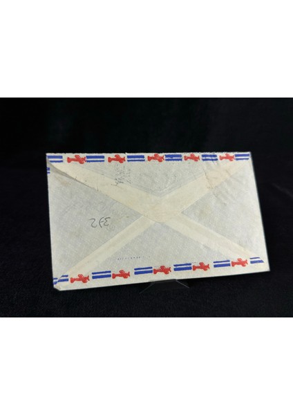 Ingiliz Sömürge Uçak Postası Air Mail 1952 Yılında Jamaika'dan Ingiltere'ye Postalanmış fırsatları