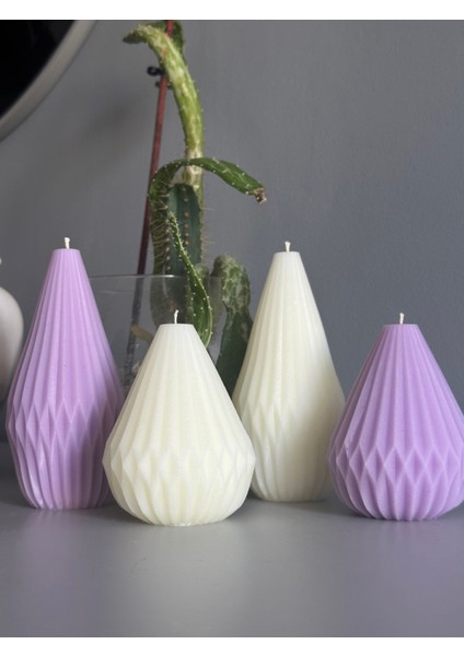 Chemdle Ikili Set Armut Model Dekoratif Mum modelleri