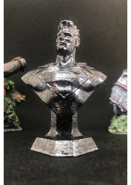 Superman Büst 10CM - Silver Efekt