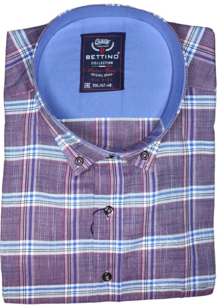 Erkek Büyük Beden 125 Kilo Için Uygun Kısa Kol Gömlek