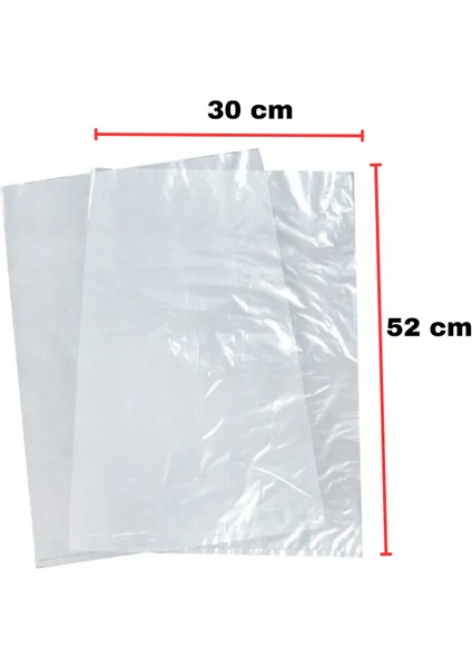 Bakkaliye Torbası 5'lik 30X52 cm 1 kg Şeffaf Bakkaliye Poşeti modelleri