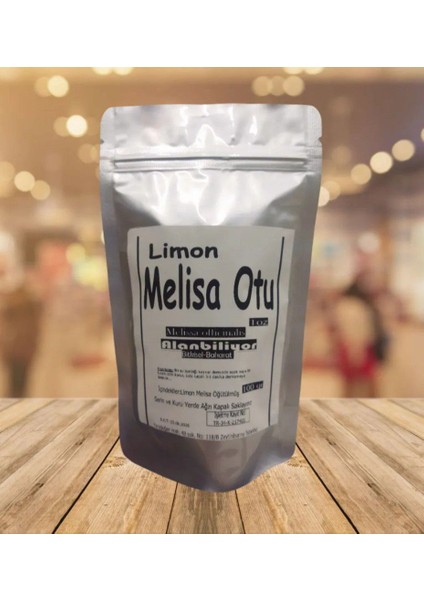 Limon Melisa Otu Saf Tozu 70 gr Taze Öğütülmüş Çay